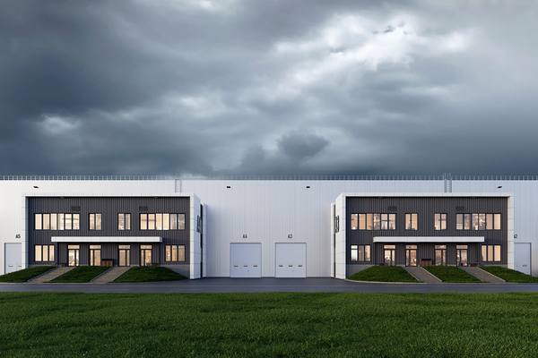 Современные здания light industrial в промышленном парке «Токарево», Подмосковье