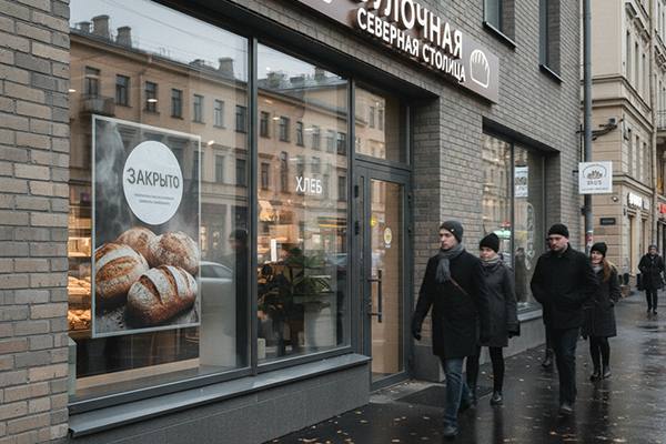 Очередь у пекарни в жилом квартале Санкт-Петербурга — иллюстрация спроса на формат food-to-go в условиях рыночного спада