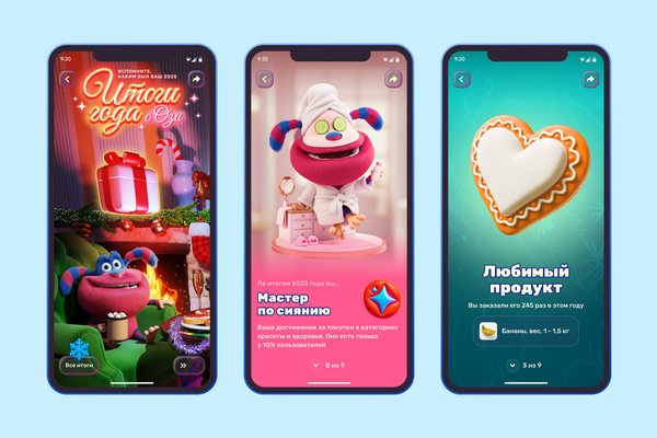 Персональные итоги года Ozon в мобильном приложении: аналитика покупок, сервисов и пользовательской активности