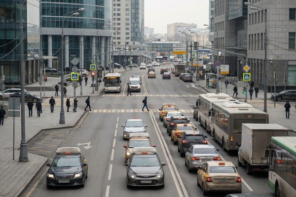 Городской трафик с такси как элемент городской логистики и регулирования рынка перевозок самозанятых