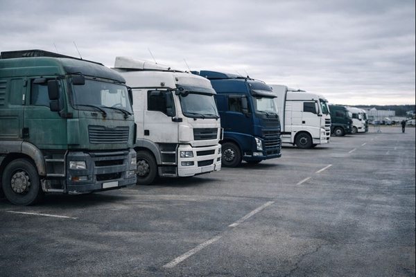 Стоянка грузовых автомобилей как отражение отложенного обновления автопарков и ожиданий перевозчиков в 2026 году