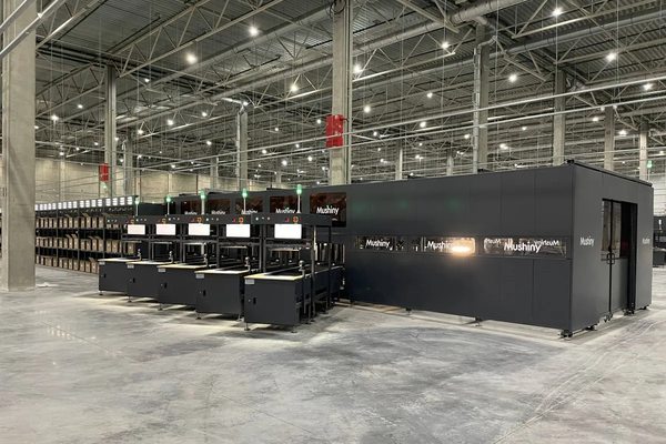 Автоматизированный 3D-сортер Ozon на сортировочном центре в Минске для высокоскоростной обработки заказов маркетплейса