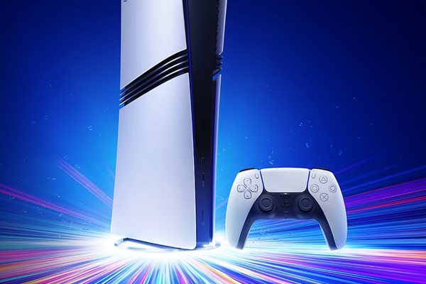Игровая консоль PlayStation с контроллером на ярком фоне, символизирующая спрос на подписки и цифровой контент среди российских геймеров