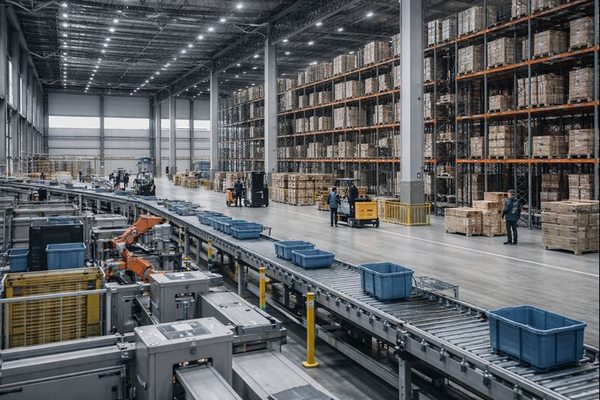 Автоматизированный склад 3PL-оператора в России: сортировочные линии и складская логистика