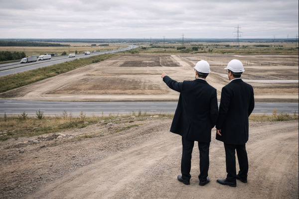 Промышленная площадка у трассы М-4 «Дон» в Тульской области рядом с федеральной магистралью — участок под логистику и производство в 120 км от Москвы