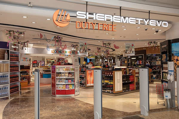 Магазин Duty Free в аэропорту Шереметьево на фоне роста оборота беспошлинной торговли в России