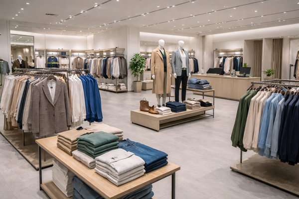 Пустой магазин одежды в торговом центре — сокращение офлайн фешен-ритейла и трансформация цепочек поставок