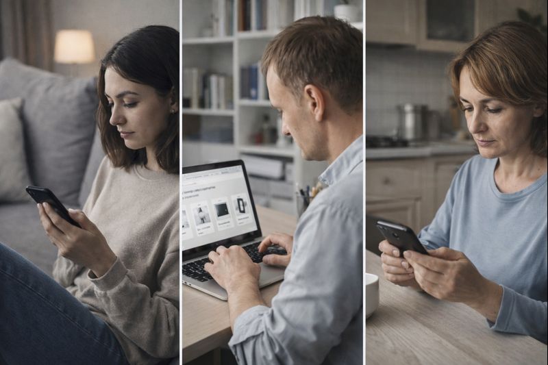 Покупатели в региональных городах делают онлайн-заказы через маркетплейс, формируя распределённый спрос и нагрузку на логистику