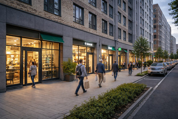 стрит-ритейл в Москве, коммерческие помещения на первых этажах жилых домов, инвестиции в уличную торговую недвижимость