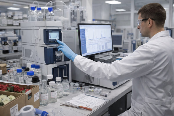 лабораторный анализ химических реактивов для микроэлектроники на хроматографе