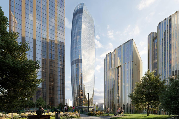 современные офисные здания класса А в Ленинградском деловом коридоре Москвы как одна из самых дорогих локаций