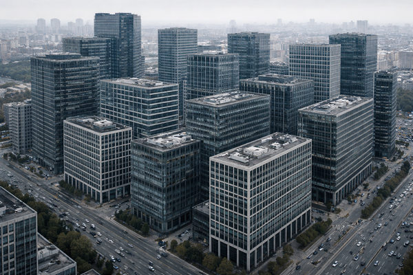 Современные офисные бизнес-центры в Москве — плотная застройка делового района в рамках программы МПТ