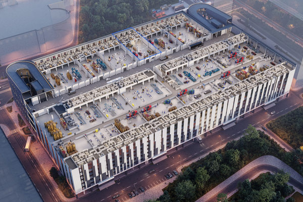 Современный многоэтажный light industrial объект в Москве — формат индустриальной недвижимости с производственными и складскими помещениями