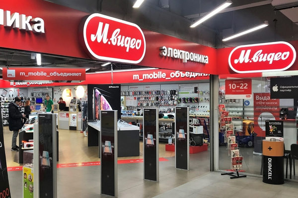 магазин М.Видео электроника ритейл маркетплейс Россия офлайн точка продаж техника