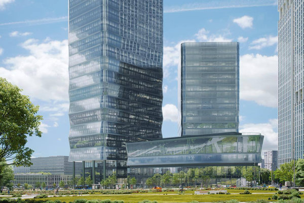 современный офисный комплекс с интегрированной инфраструктурой и фитнес-зоной