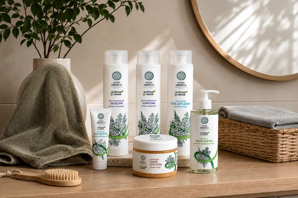 Уходовая косметика «Зелёная Линия x Natura Siberica» — новая non-food-категория СТМ «Перекрёстка»