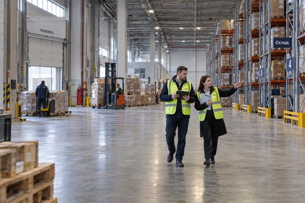 Осмотр складского комплекса класса А перед арендой в Санкт-Петербурге