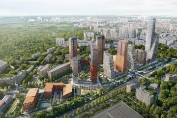 Проект комплексного редевелопмента КОД «Сокольники» в Москве — застройка бывшей промышленной территории рядом с парком