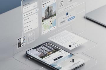 Цифровая платформа недвижимости: оформление сделки под ключ в мобильном приложении с онлайн-подписанием документов и оценкой недвижимости