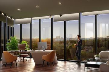 Современный офис с панорамными окнами в Москве — рост цен на офисную недвижимость и изменение спроса на бизнес-локации